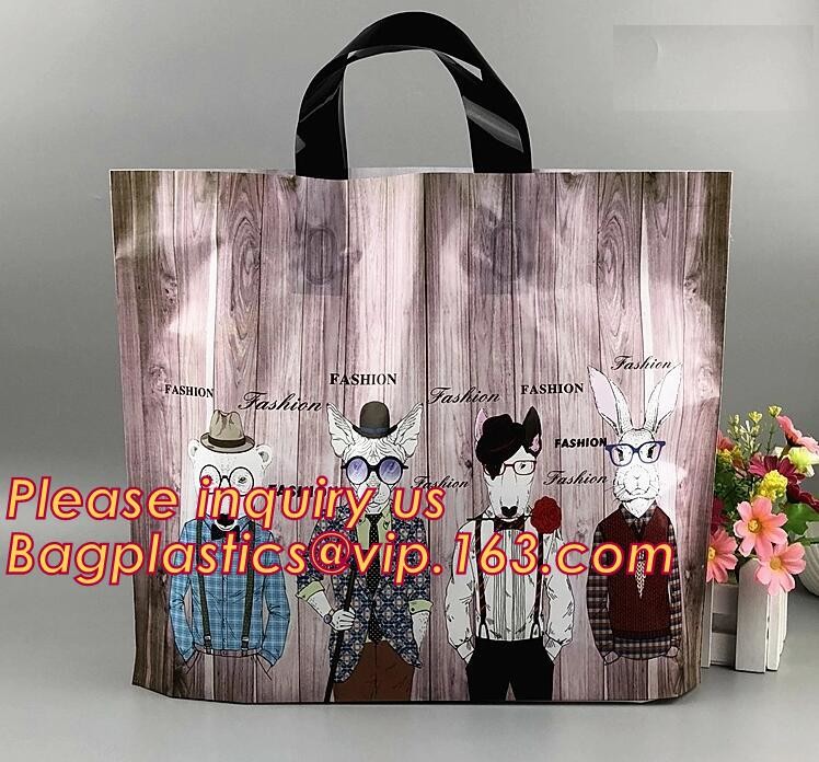 best selling biodegradable soft loop handle bag with EN13432 BPI OK compost Home ASTM D6400 certificates,bagease,bagplas