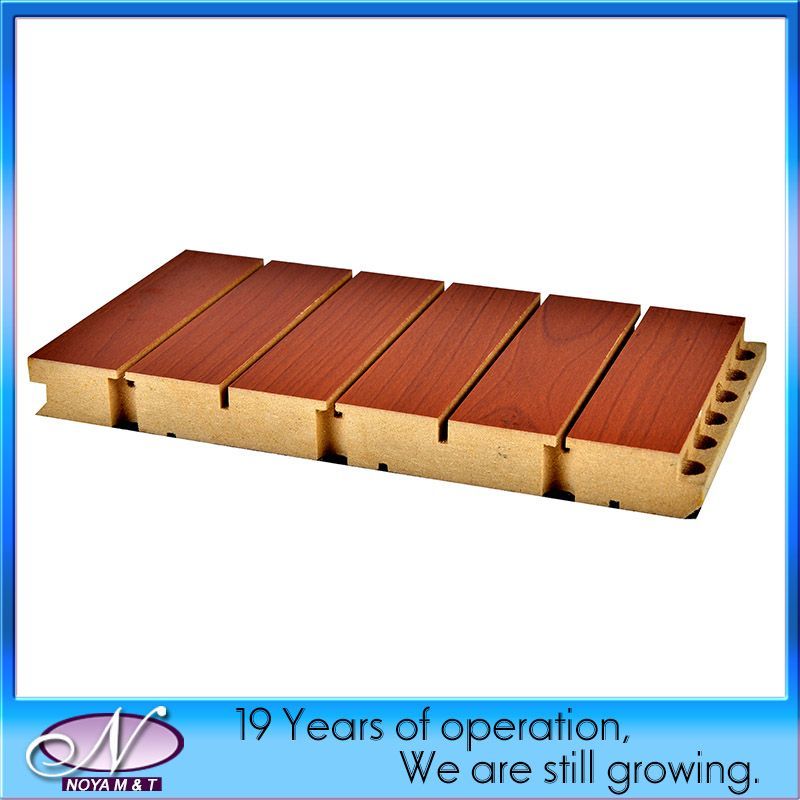 Acoustic Sound Absorption MDF Wooden Wall Panel for Interior Decorative