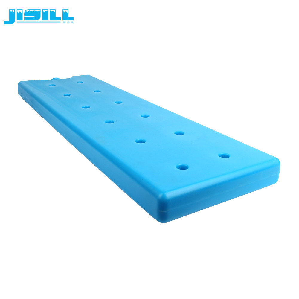 FDA Material HDPE Plastic Large Ice Eutectic Cold Plate Ice Bag With Handle