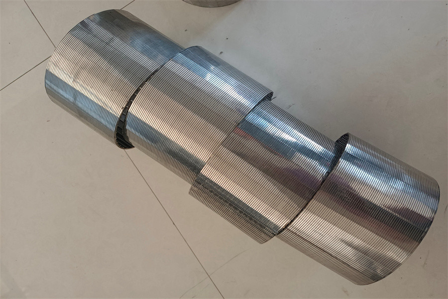 159mm 168mm Profile Wire Screen Wrapped 304 Stainless Steel Wire Filter
