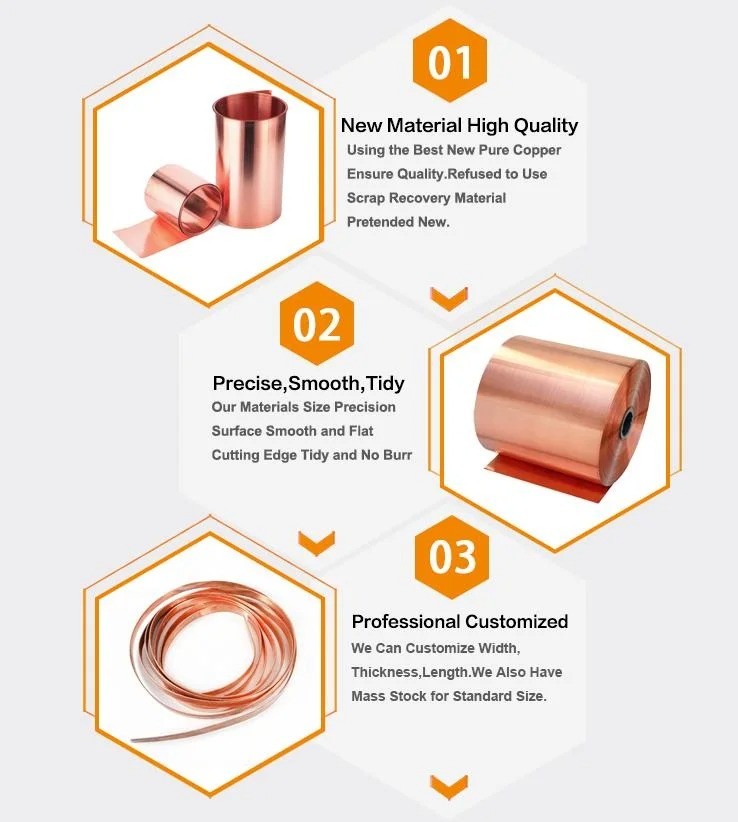 C1100 C1200 C1020 C5191 Copper Strip In Coil Tape Band