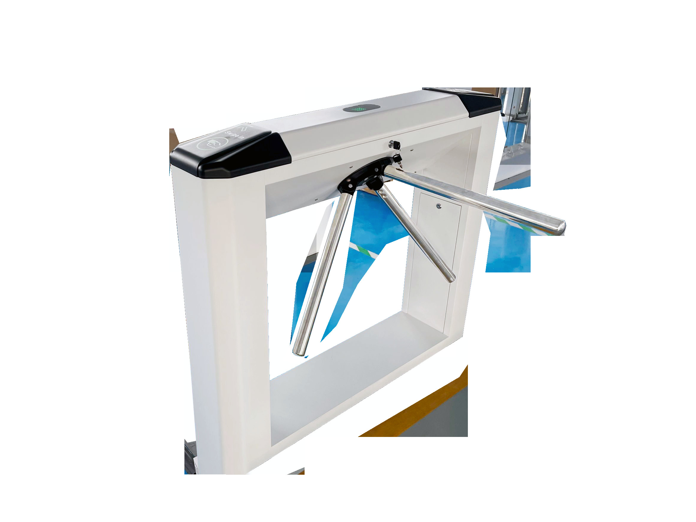 Professional Tripod Barrier Sus304 Material Waist Height