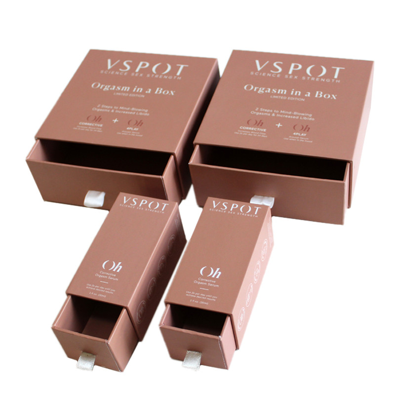 Paper Packaging Industry Desigh Package With Logoskincare Products, Makeup Sets And Beauty Tools Box