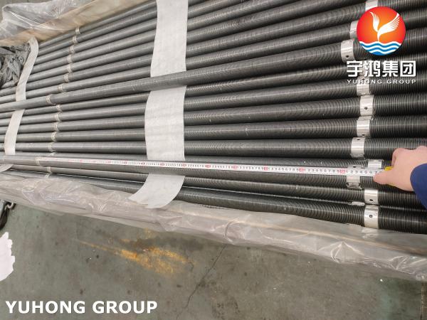 Embedded G Fin Tube ASTM A179 Carbon Steel Fin Tube Fin Material Al1060 For Dry