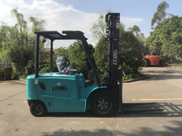 LTMG electric forklift 3.5ton 3ton 2.5ton 2ton blue solid tires side shift optional 3000mm mast