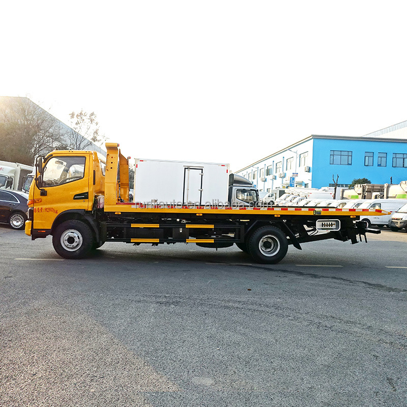 Factory JAC 4Ton Tow WreckerTruck Flat Bed Truck Recovery Truck Towing Truck
