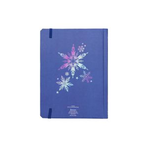 School Small Custom Printed Notebooks With Custom Pages Snowflake Glitter
