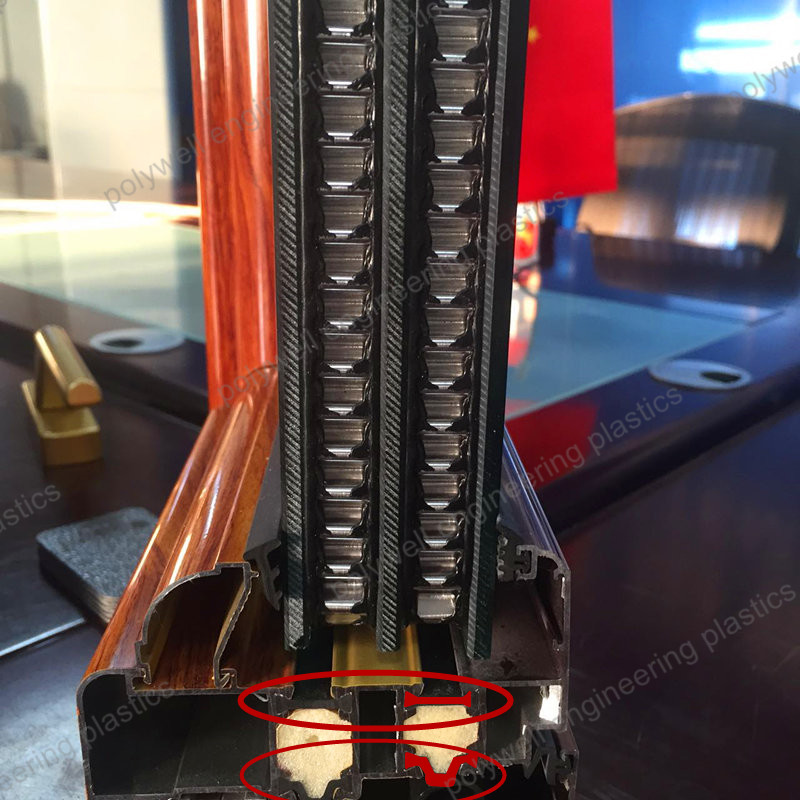 I Type, C Type, T Type, CT Type, CG Type Customized Black Polyamide Strips Thermal Bridging Insulation Strip