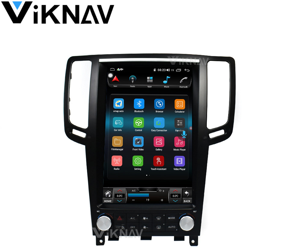 ABS 12.1inch Car Radio Multimedia Player For Infiniti G25 G37 2004-2015