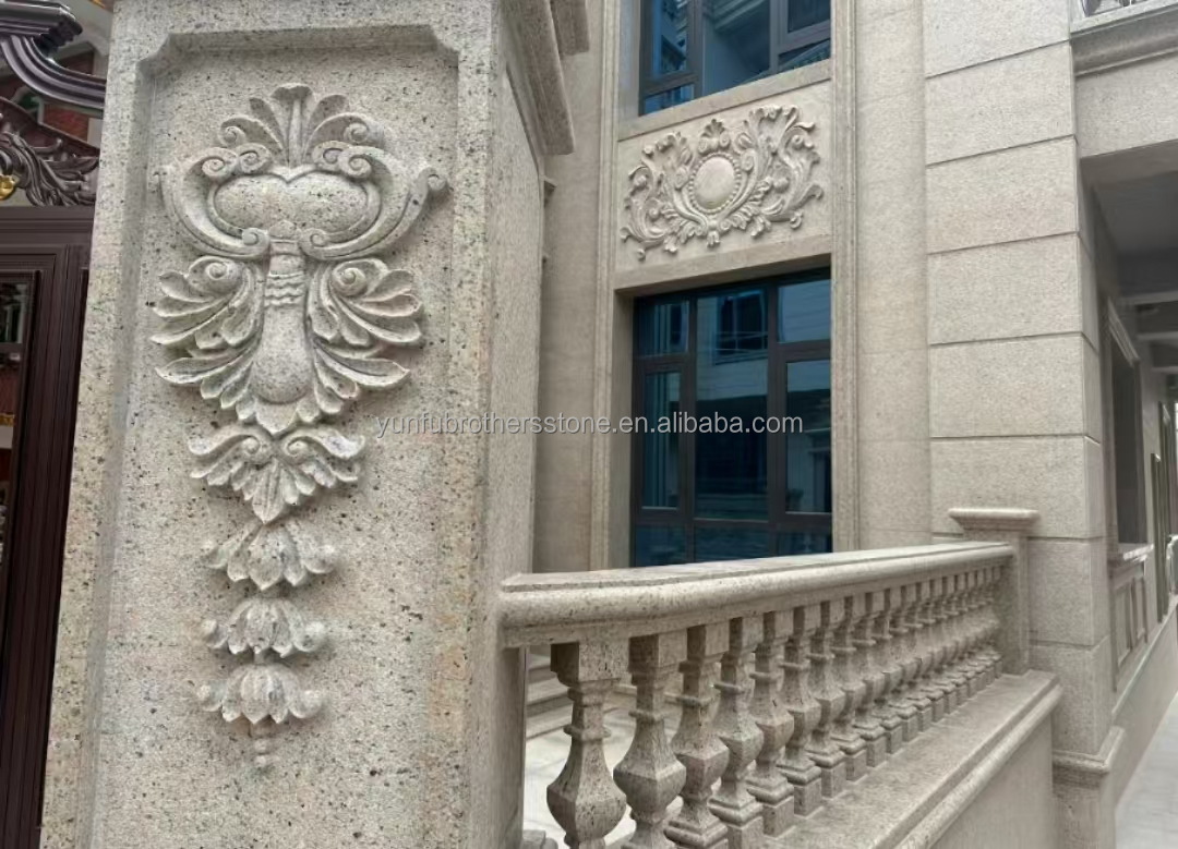 Flamed Chinese Modern Granite Material Muretto Stone for Villa Building Wall Cladding