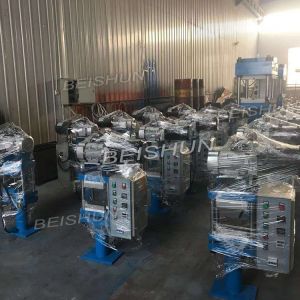 PLC Column Type Rubber Making Machine Lab Rubber Vulcanizing Press Machine