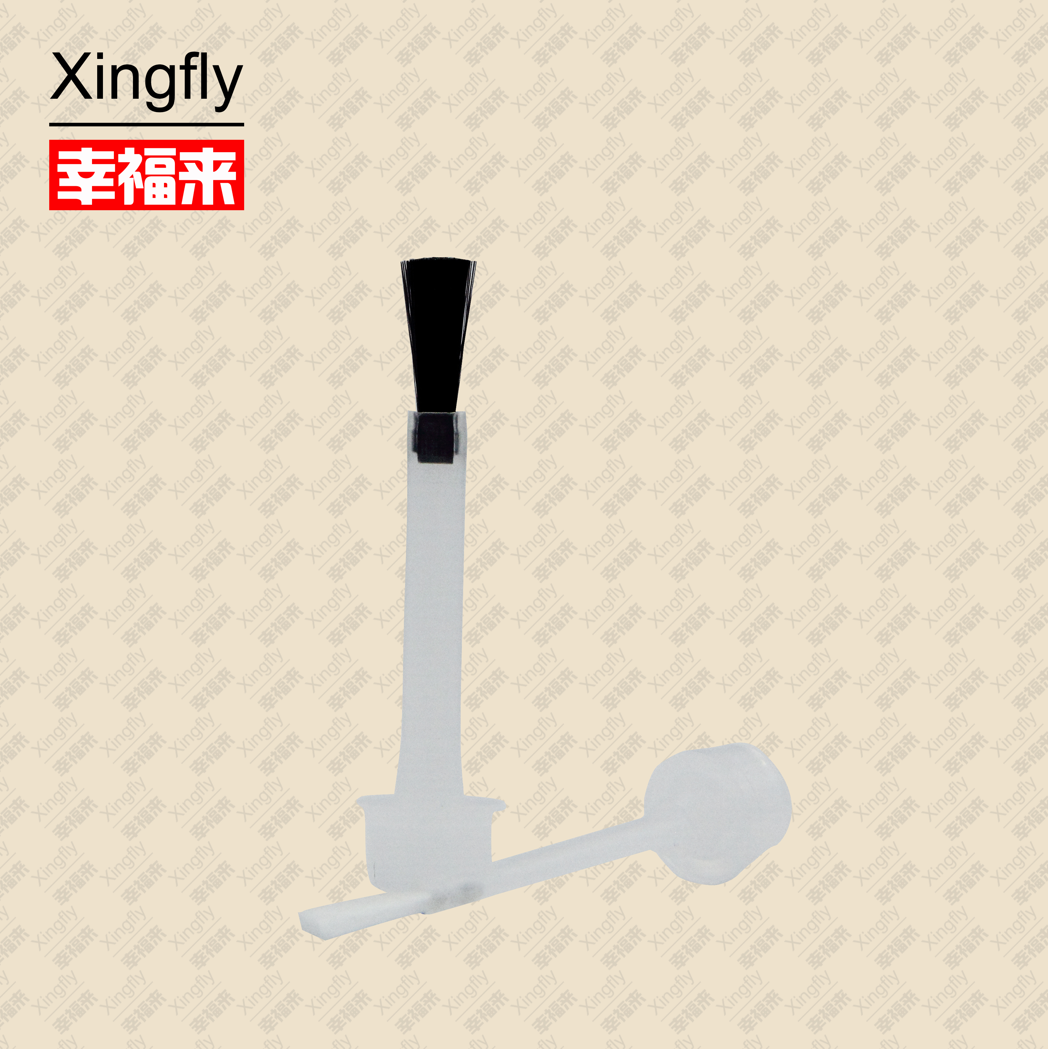 Dupont Nylon Brush For Removing Nail Polish Manicure Black