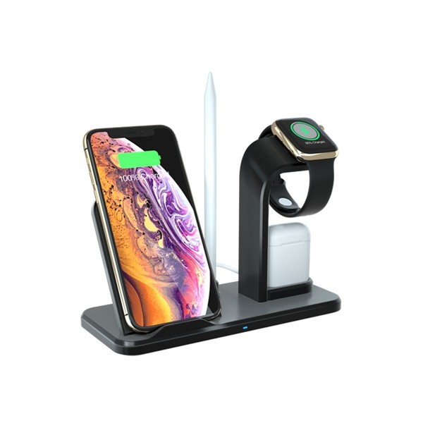 Stand Charging 10W 8.3cm Battery Bank Wireless Charger