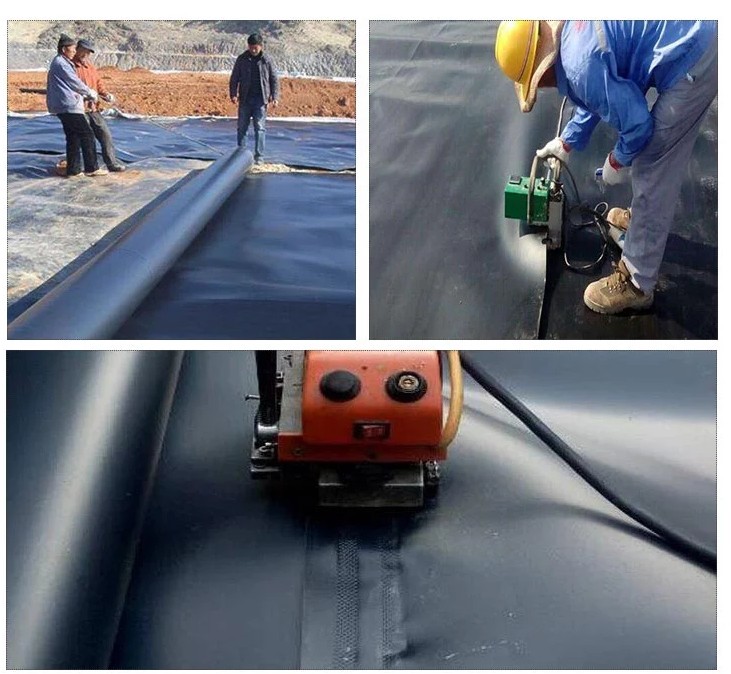 Contemporary Design HDPE Geomembrane Liner with Textured Surface 0.2mm-3mm Thickness