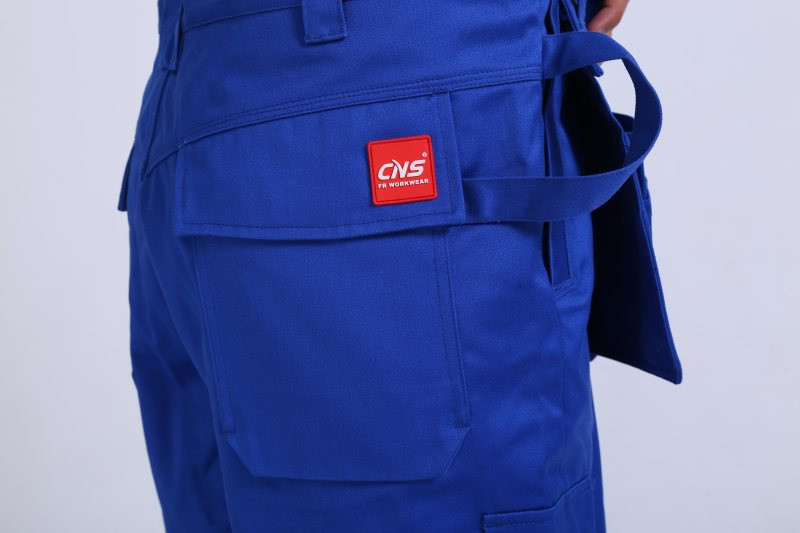 350gsm FR Liquid Chemical protective Suit , IEC61482 Chemical Resistant Pants