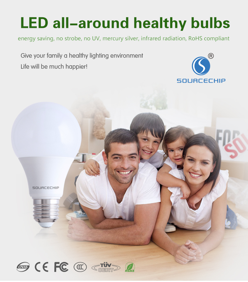 A19 LED bulb 5w E27 LED bulb supplier