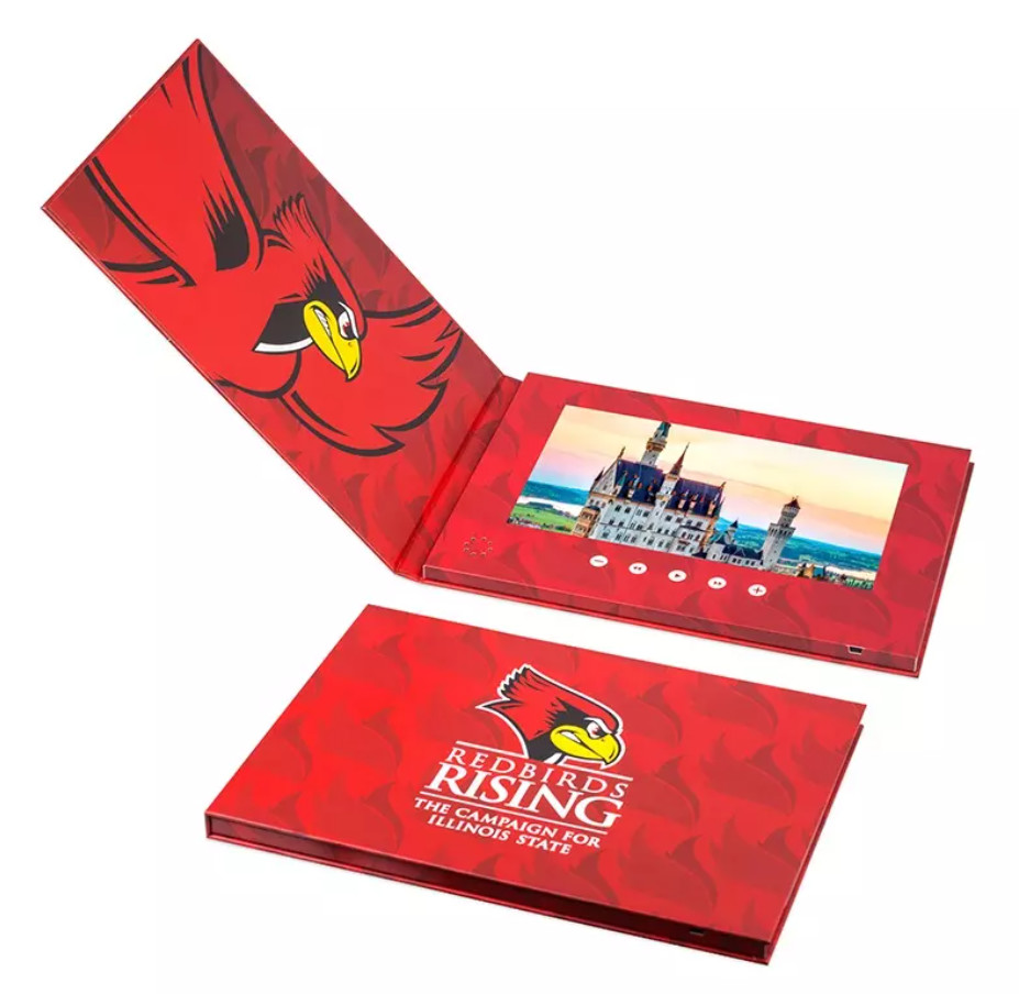 5 inch LCD video in print/custom LCD video plus print video brochure for new product launch