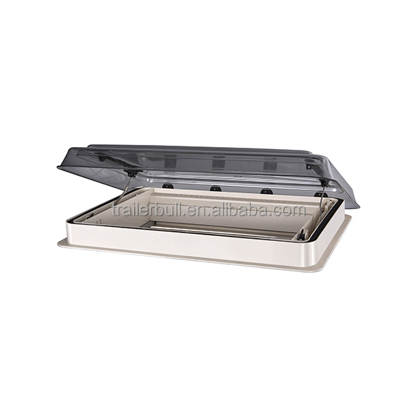 Crank Operated Manual Open RW3 700x500 Roof Hatches for DIY Cab-over Truck Camper Bed