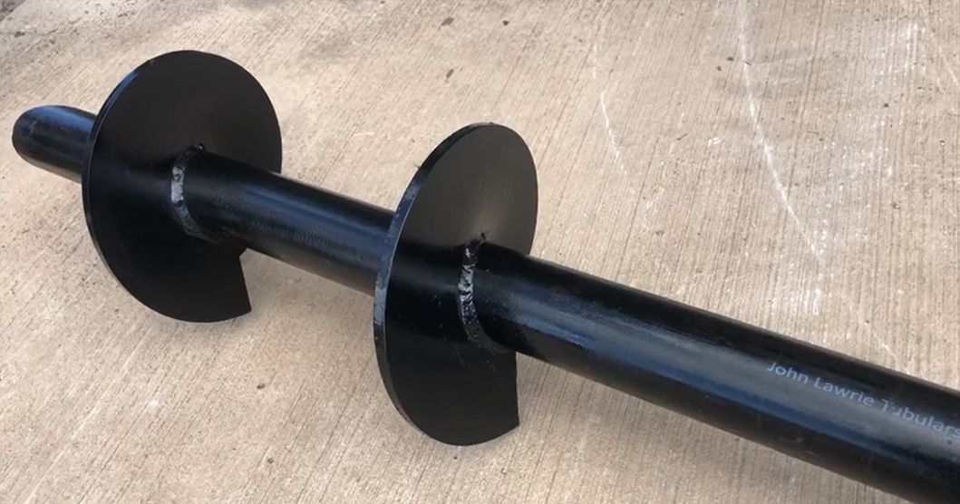 Prefabricated Galvanized Ground Screw Piles For House Ground Foundation