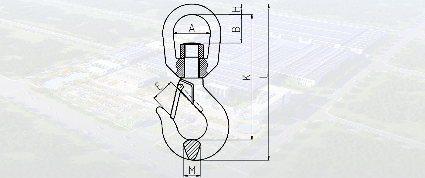 SLR132- FORGED SWIVEL HOOK