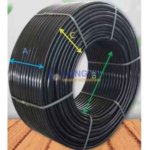 Full-automatic Double Disk Plastic PE Pipe Coiler For HDPE Pipe Processing In