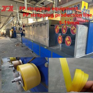 100-300 m/min line speed 5-19 mm PP strapping production line PP strapping