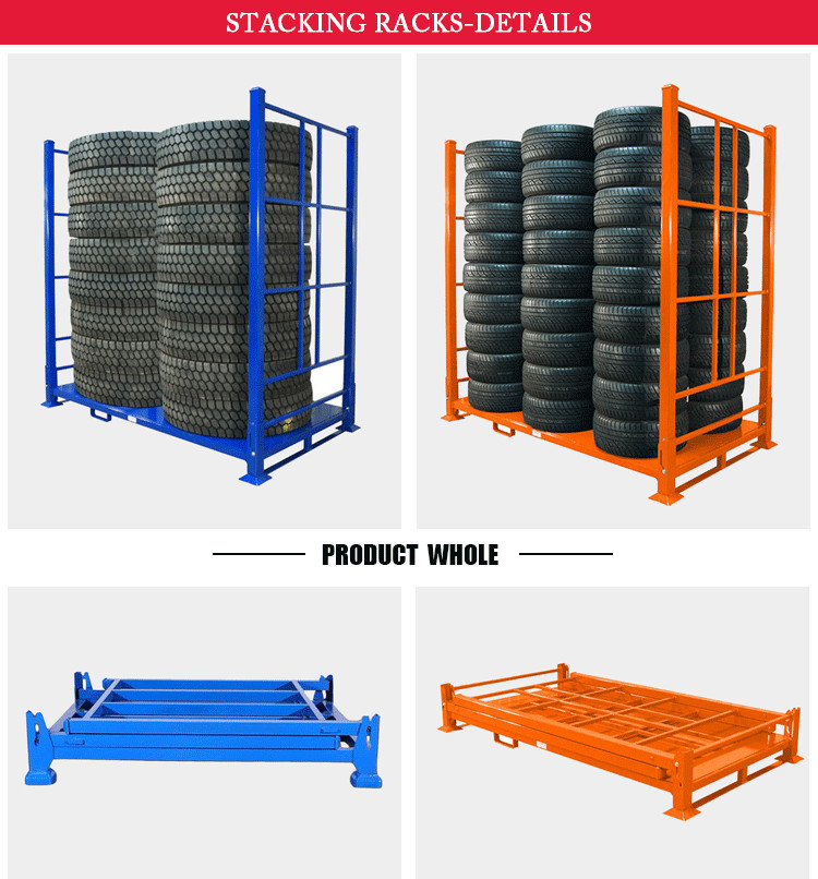 Oem Odm Steel Wheel Racks Car Tire Display Rack Stackable Motorcycle Spare Tyre Rack