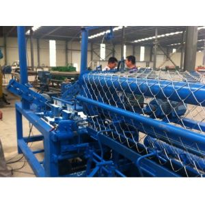 2m-4m Width Full Automatic Double /Single Wire feeding Chain Link Fence Making