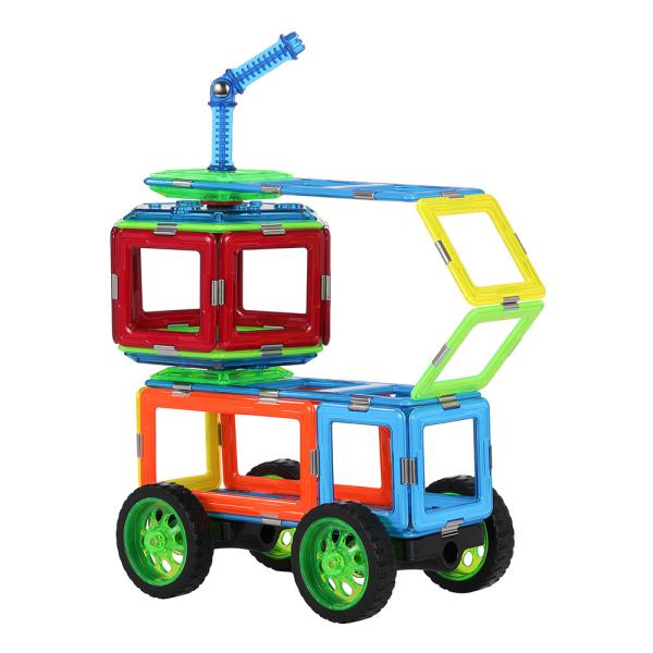 Wholesale Magnetic Tiles Vehicles Car Construction Toy For Children CPC