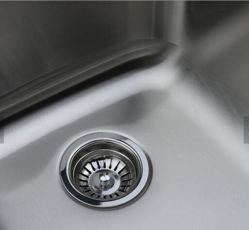 Pressed kitchen sinks with single bowl undermount kitchen sink with SUS304 and silver color