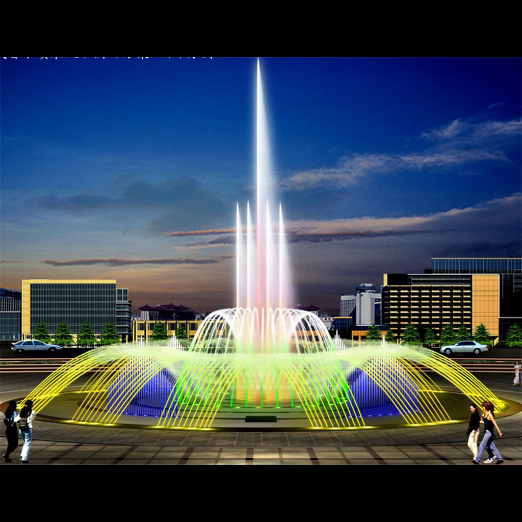 Economic Marble Stone Dry Floor Dancing Water Fountain For Square