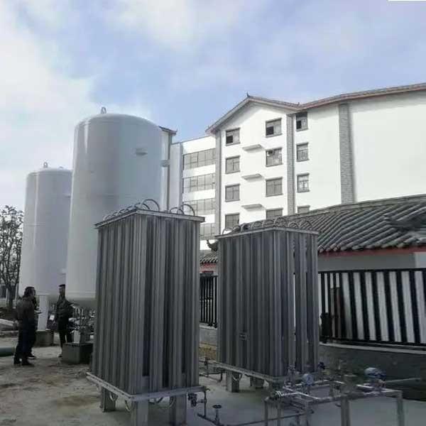 Double Layer Liquid Nitrogen Cryo Tank 60m3 Vacuum Q245R Cryogenic Liquid