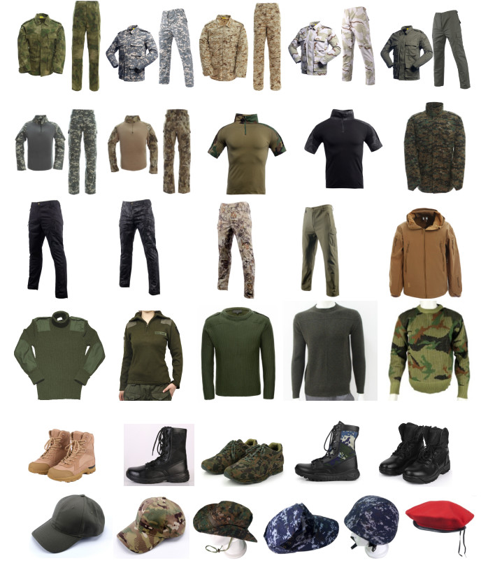 HPWLI SGS ISO Military Tactical Wear Camouflage Frog Suit Supply Set
