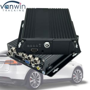 4G GPS MDVR 4 CH SD Card Video Recoder Dual Card Dual Standby For Vehicle Safety