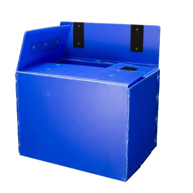 2mm - 20mm thick Plastic Corrugated Box Reusable Packing Corrugated Plastic Bins