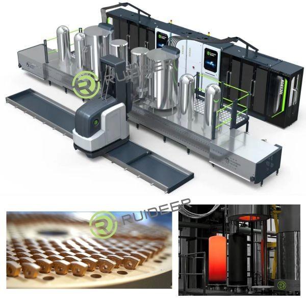 High Temperature Vacuum Vapor Deposition Furnace with 1100C Maximum Temperature