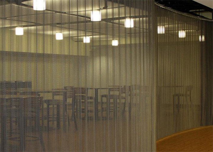 6*6mm Metal Aluminum Mesh Shower Curtain 1.2mm Sample Available
