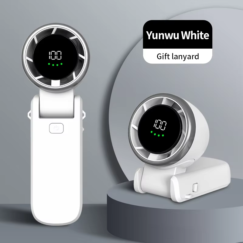 Handheld Mini Fan 5000mAh Battery Portable Rechargeable Fan