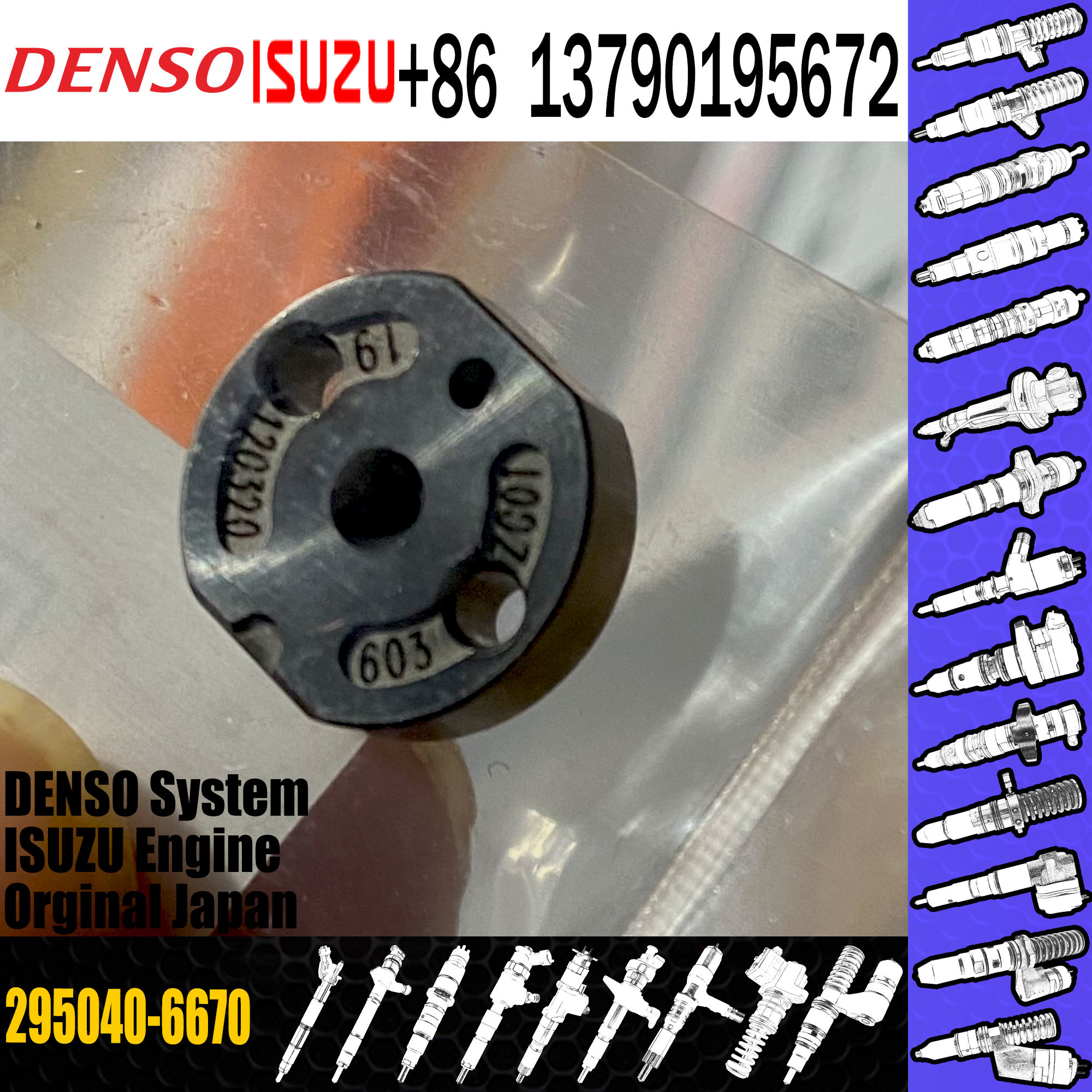 Orifice Plate Injector Control Valve 095000-5471 295040-6670