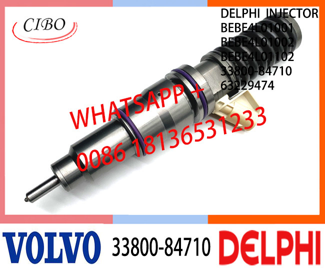 Fuel engine Diesel Injector 33800-84710 BEBE4L01001 BEBE4L01002 BEBE4L01102 63229474 E3.5 for HYUNDAI L ENGINE WITH EGR