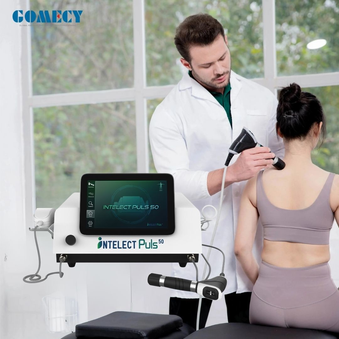 Rehabilitation Physiotherapy Backbone Spine Fascia Massage Vibrating Mechanism Shockwave Machine