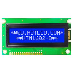  2X16 LCM Character LCD Module With Green Backlight HTM1602-8 Manufactures