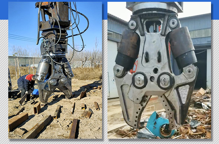 CE Length 2700mm Excavator Hydraulic Shear Yakai CTHB Rotating Crusher 360 Degrees
