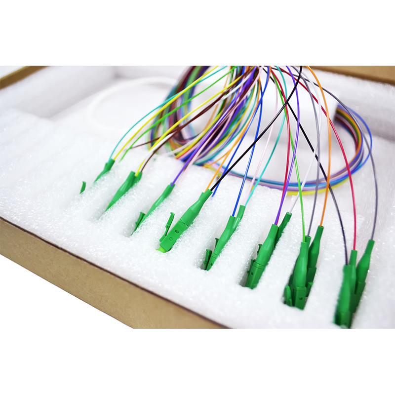 1x16 ABS FTTH PLC Splitter G652D G657A with 3.0mm Input Cable