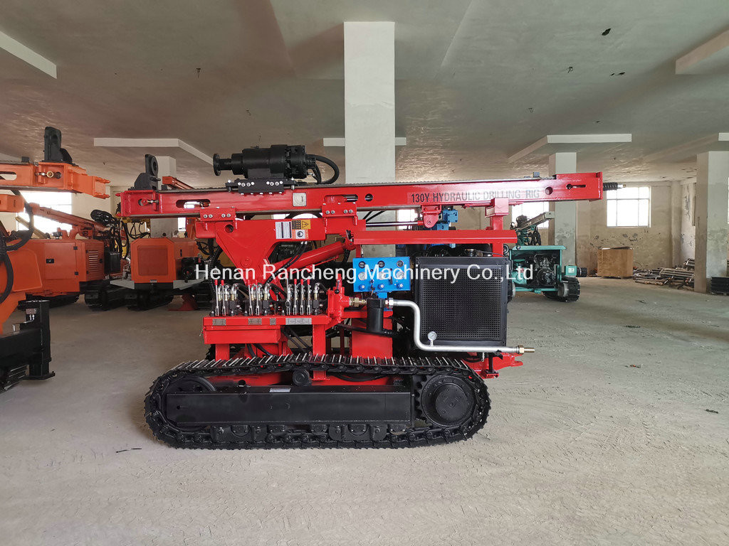 20 - 120m Depth Hydraulic Solar Pile Driver 56KW Power 2000mm Once Promotion