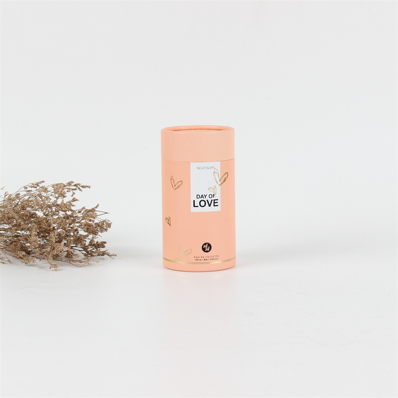 6x10cm Essential Oil Cylinder Paper Tube Packaging Box Biodegradable