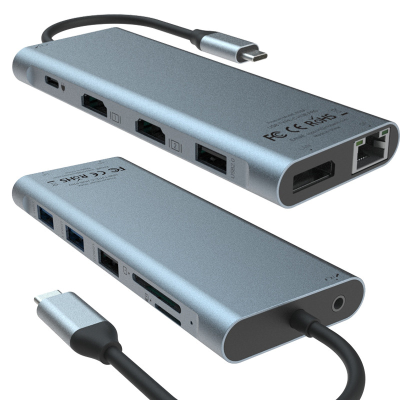 Macbook Pro USB-A Adapter Hdmi Usb C With Plug And Play 5V/1A Power Output