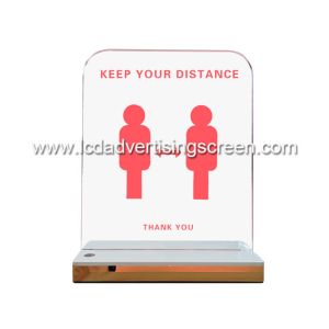  Lithium Cell Arc Board Silk Printing LED Warning Sign Manufactures