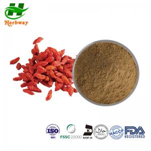 China Herbway Superfood Powder CAS 107-43-7 Wolfberry Extract Goji Berry Extract 50% Polysaccharides on sale