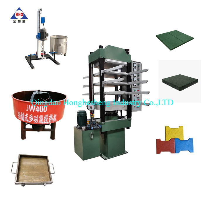 50T Rubber Tile Vulcanizer Machine